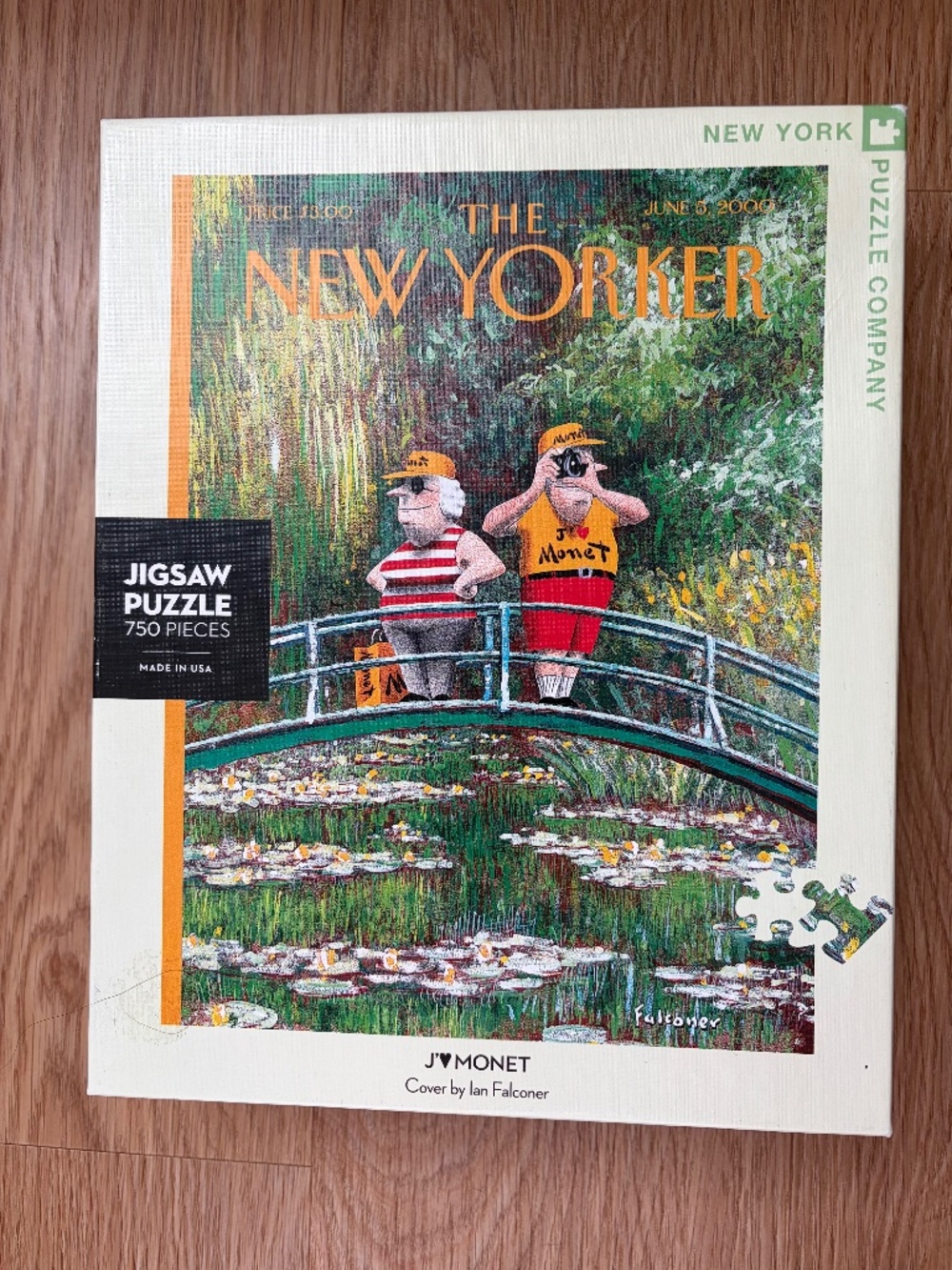 The New Yorker J'aime Monet 750 Piece Jigsaw Puzzle